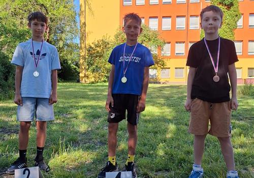 Vyhlášení vítězů  sportovní olympiády I. stupně